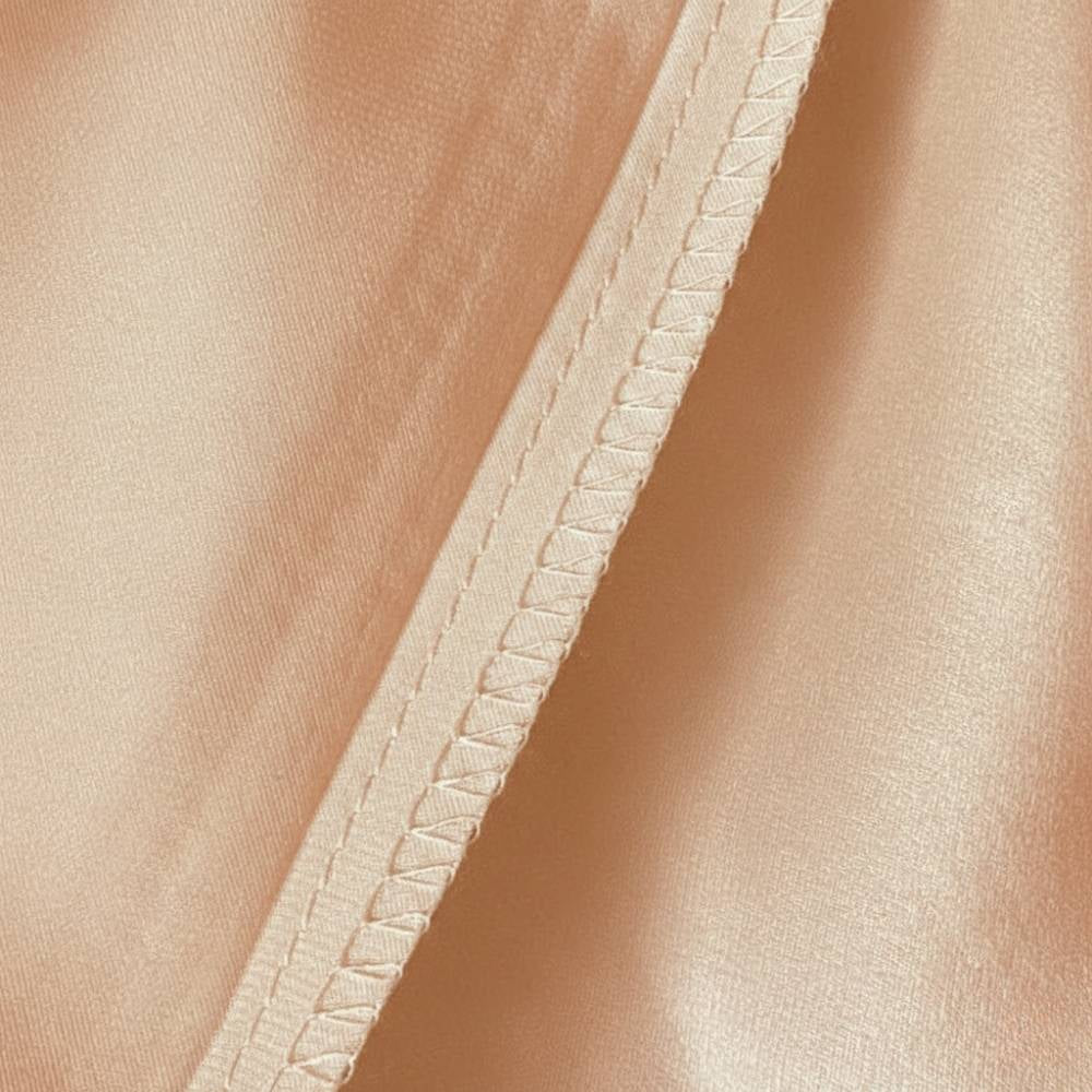 Taie d’Oreiller en Soie Champagne – Qualité 19 Momme