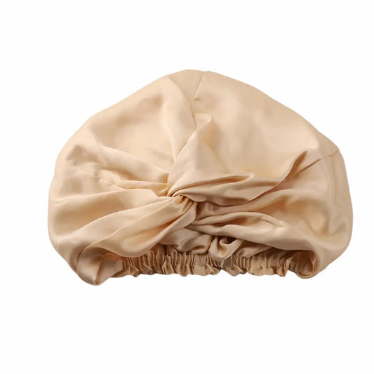Bonnet en Soie Champagne – 19 Mommes