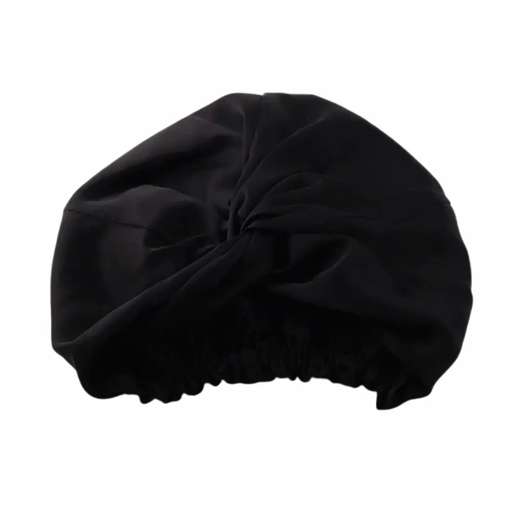 Bonnet en Soie Noir – 19 Mommes
