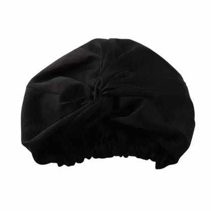 Bonnet en Soie Noir – 19 Mommes