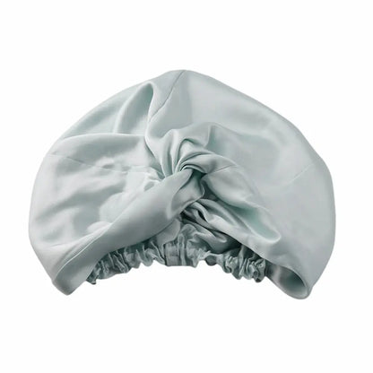 Bonnet en Soie Vert Clair – 19 Mommes