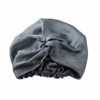 Bonnet en Soie Vert Grisé – 19 Mommes